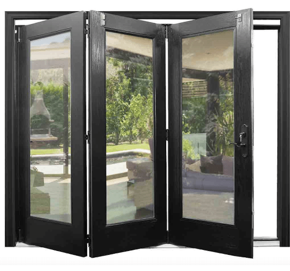 bi-folding 2 patio garden door pvc hybrid montreal laval