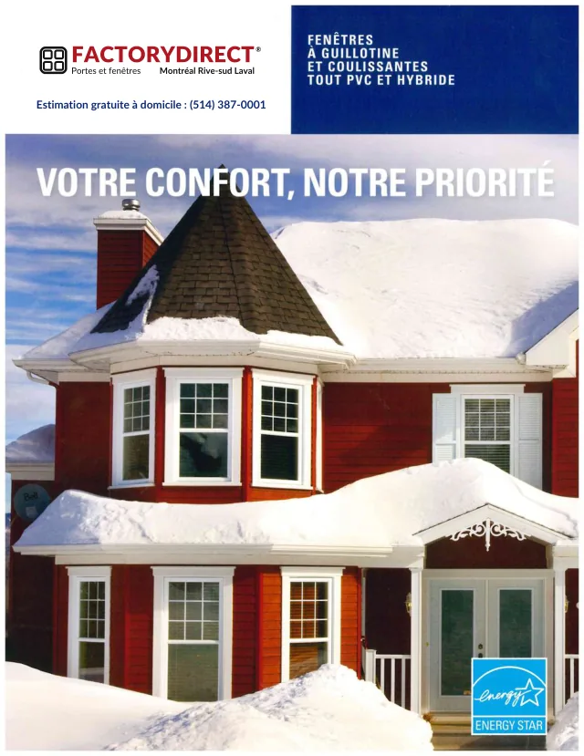 Fenêtres à guillotine et coulissantes, PVC et hybrides